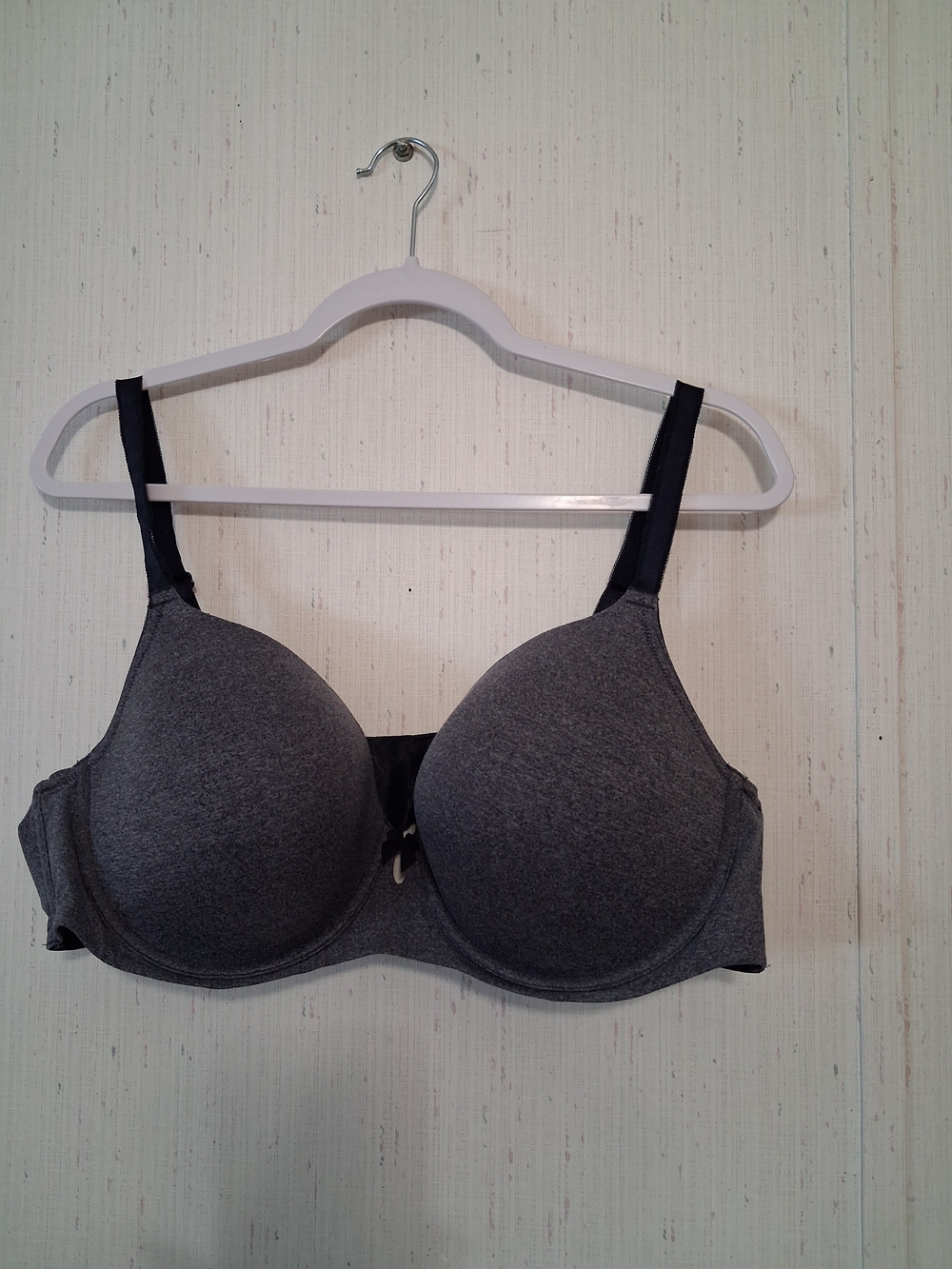 Torrid Curv Womens Plus Dark Grey Tshirt Bra 42C Underwire Padded Adjustable